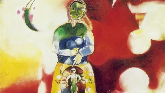Марк Шагал. Материнство (фрагмент). 1913
