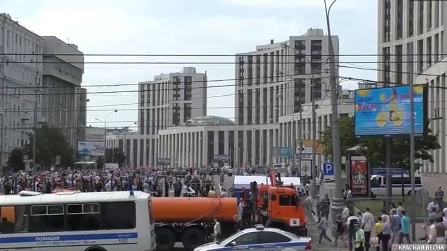 Митинг против пенсионной реформы. 28.07.2018. Москва