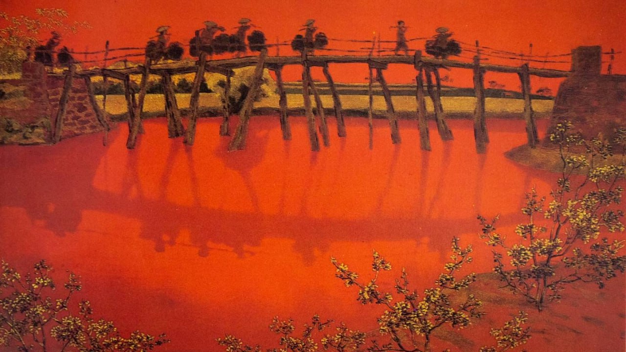 Чан Динь Тхо. Мост. Вьетнам. 1961 (Государственный музей искусств народов Востока, Москва)