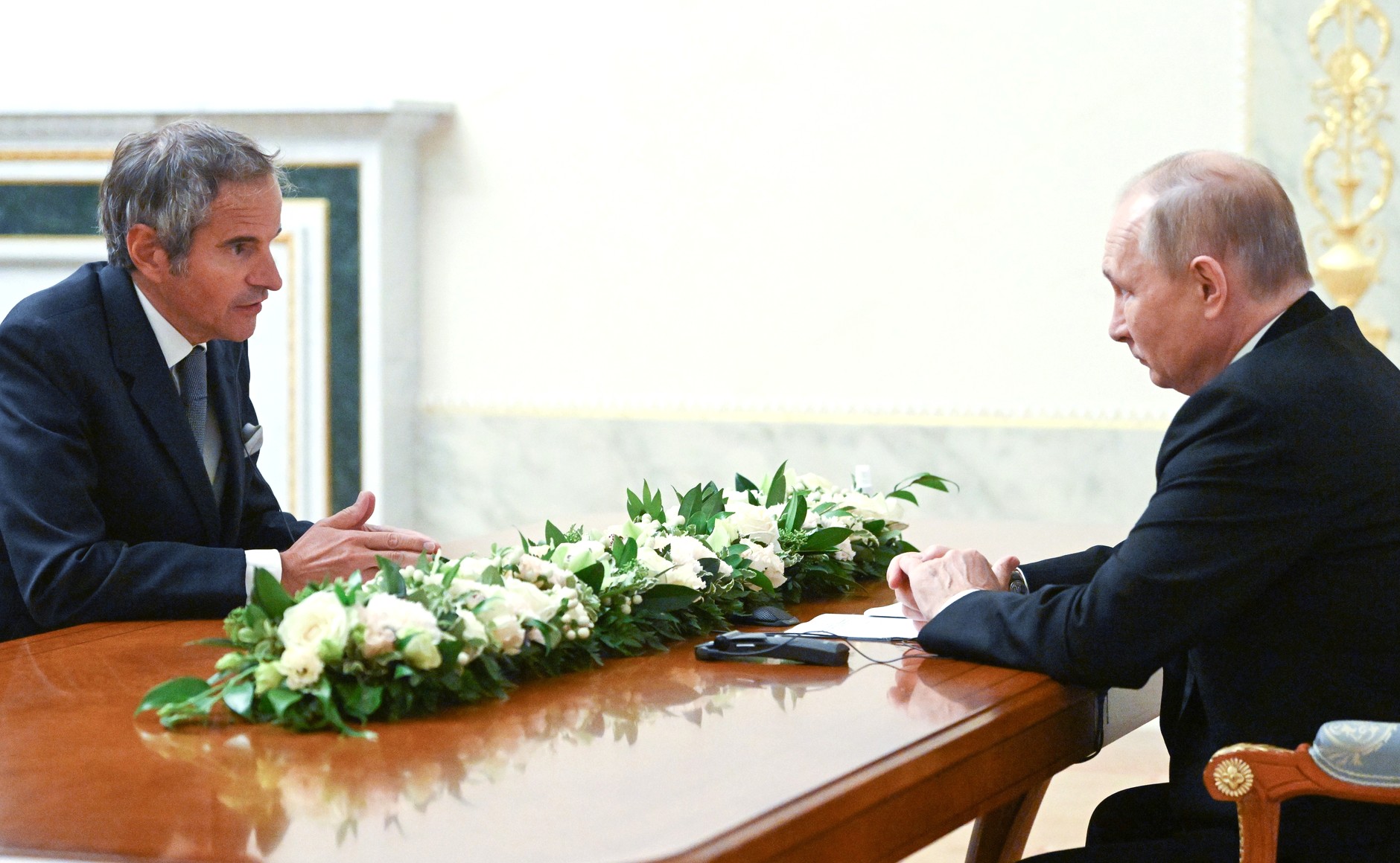 Встреча Владимира Путина с Рафаэлем Гросси