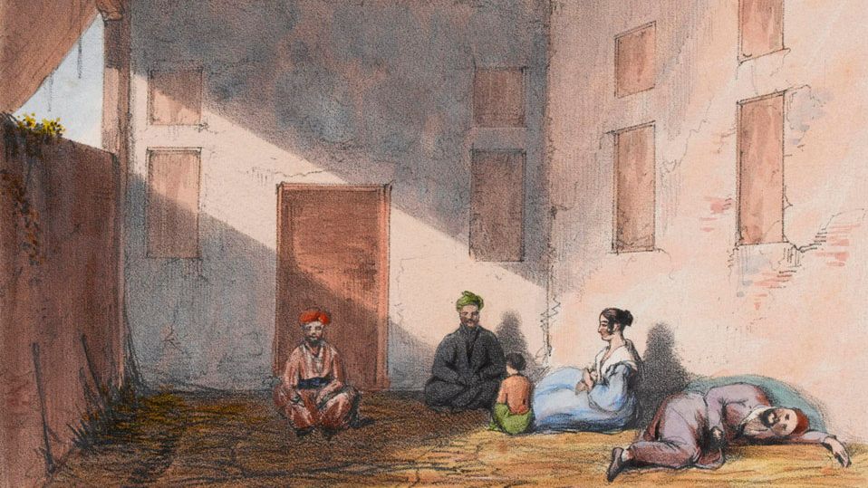 Винсент Эйр (1811-1881). «Тюремная сцена» (1842)