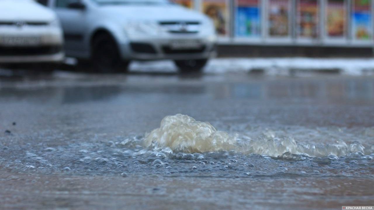 Авария на водопроводе