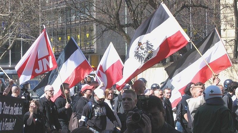 Марш неонацистов в Мюнхене. 2005