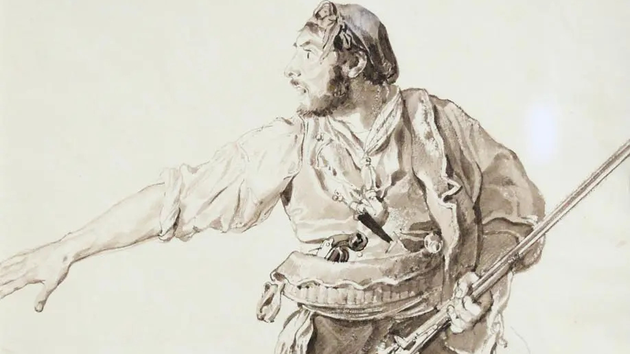 Карл Брюллов. Разбойник. 1830