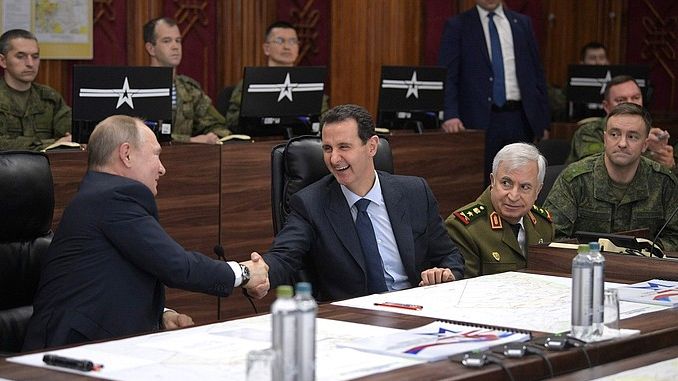 Владимир Путин  и Башар Асад