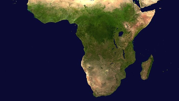 Африка, вид с воздуха