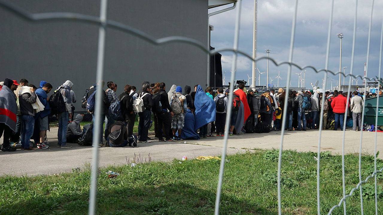 Лагерь беженцев в Германии