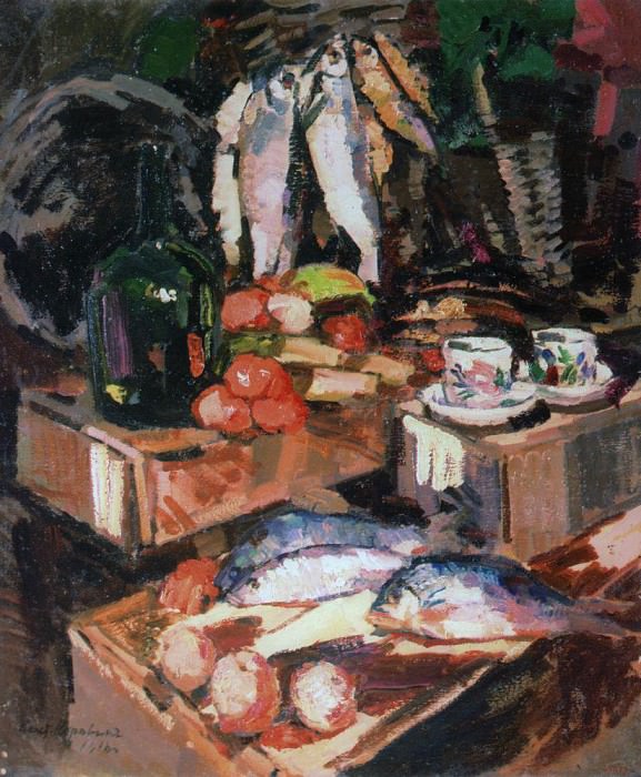 К. А. Коровин. Рыбы. 1916