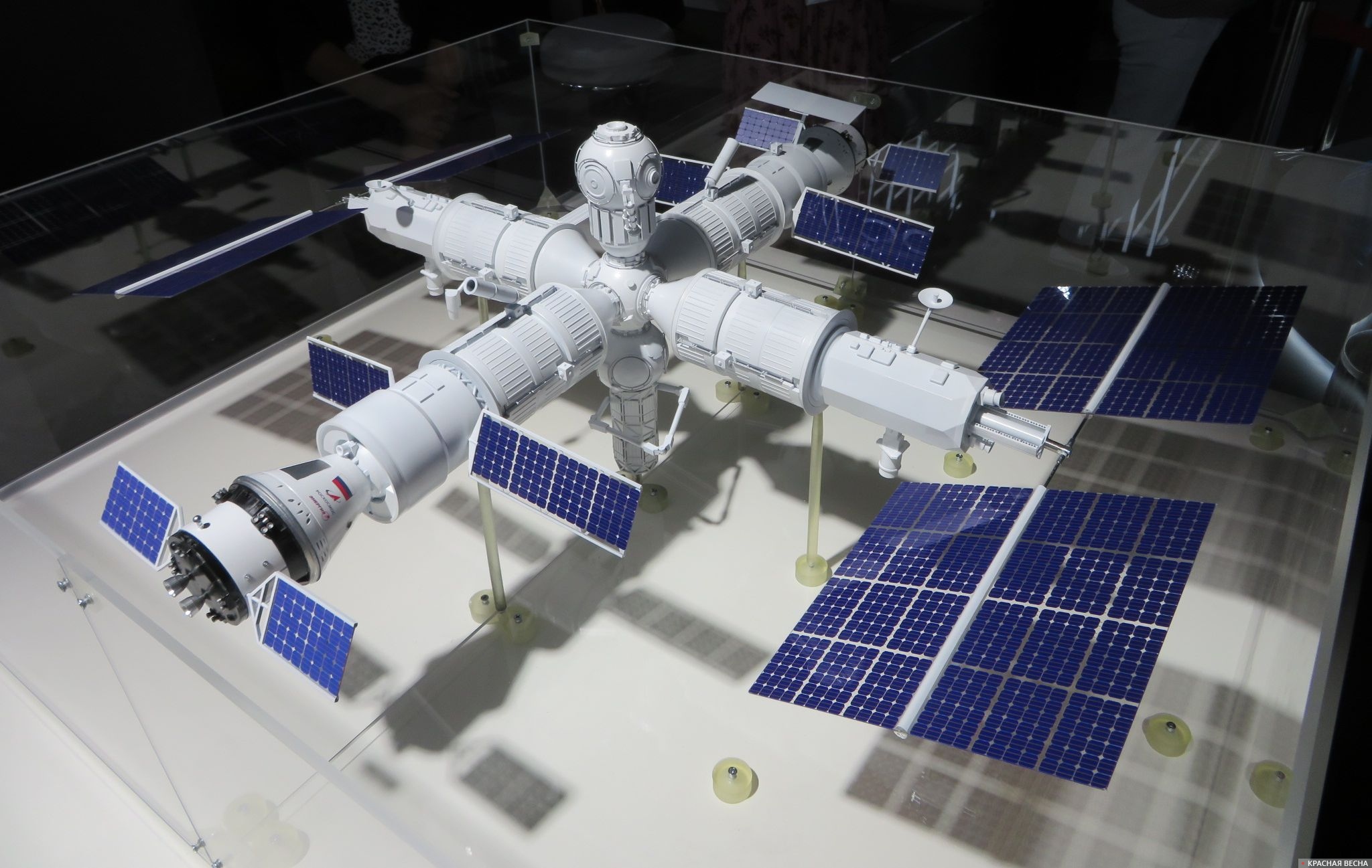 Модель российской орбитальной служебной станции, 2 этап развёртывания