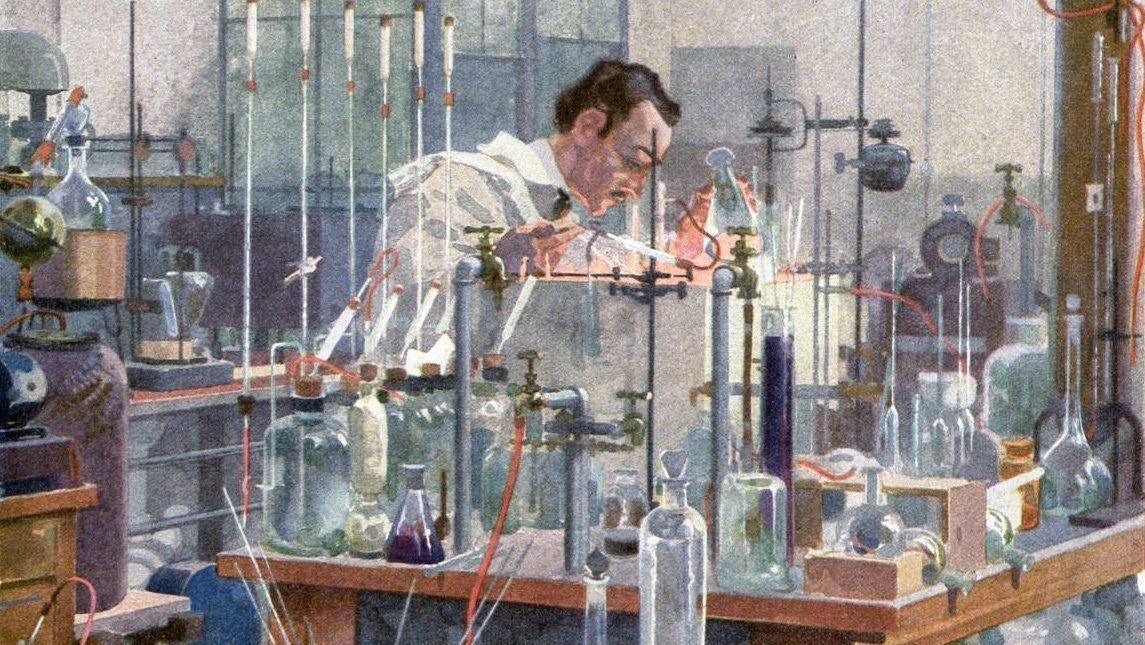 Гейнрих Клей. Лаборатория. 1922