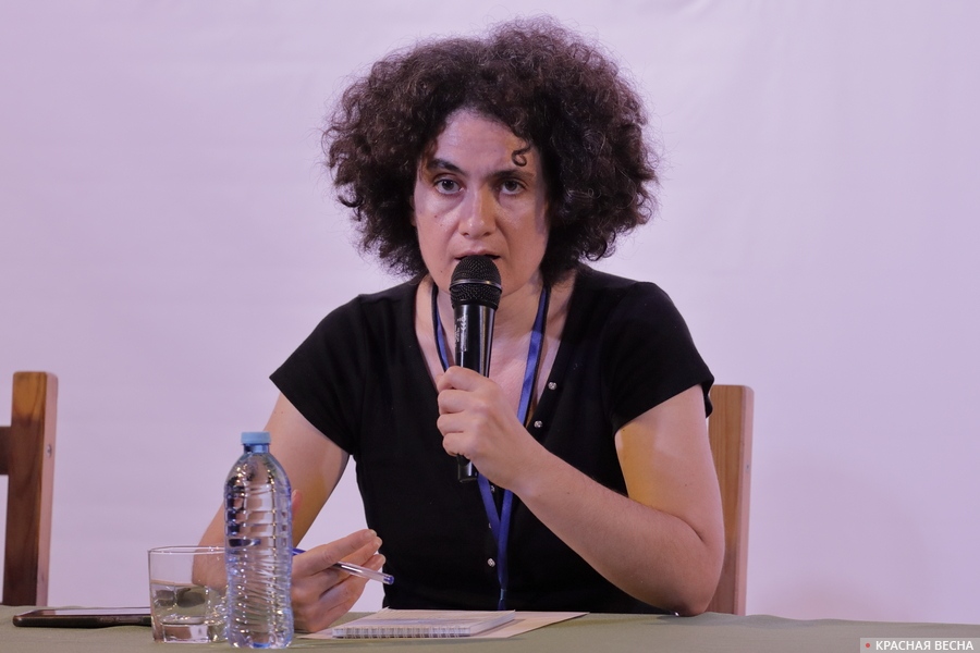 Психолог, эксперт РВС Жанна Тачмамедова на IV очередном съезде РВС в Александровском