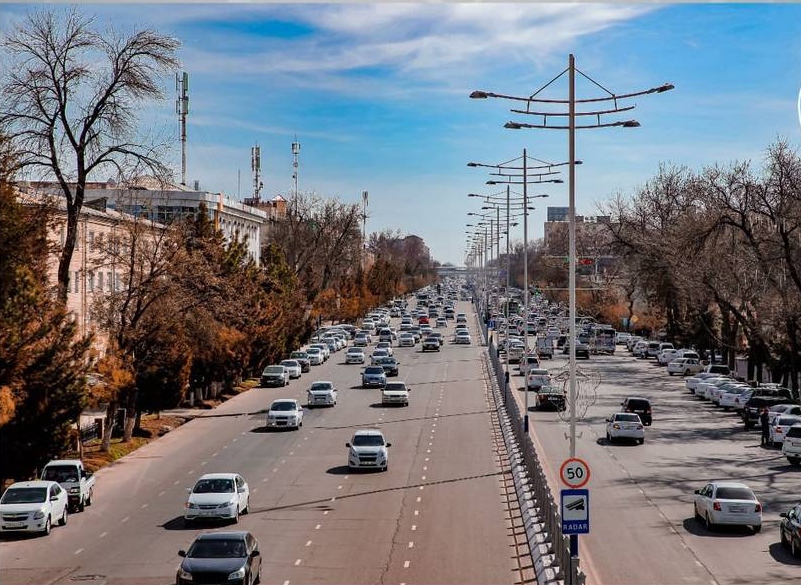 Улица Мукими в Ташкенте