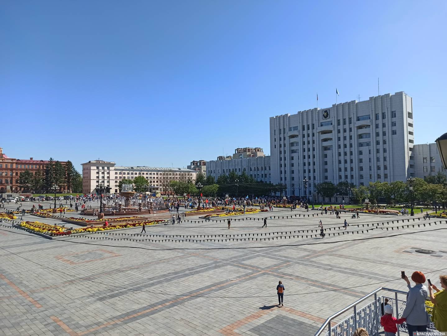 Митинг на пл. Ленина в Хабаровске 12.09.2020