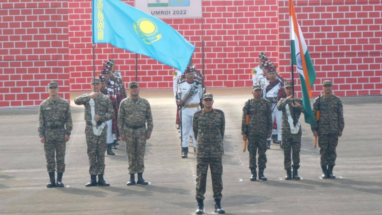 Совместные казахско-индийские военные учения в январе 2023 года