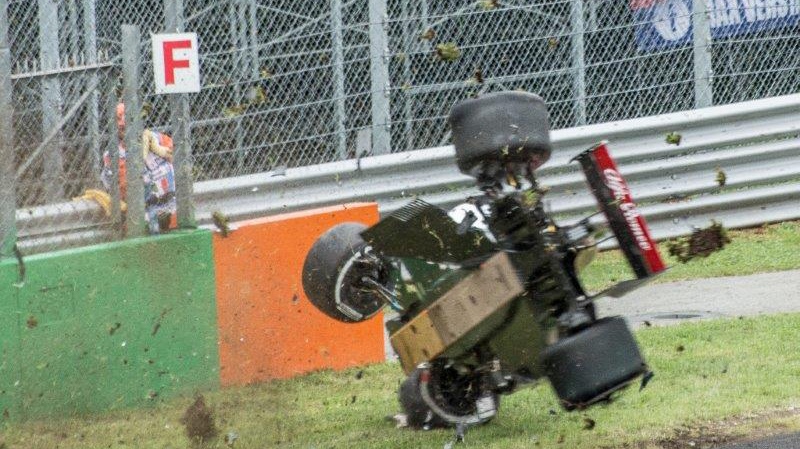 Авария на гонках «Формула 1»