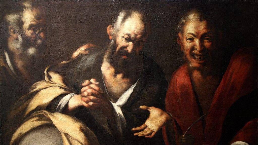 Бернардо Строцци. Три философа. 1630-1640