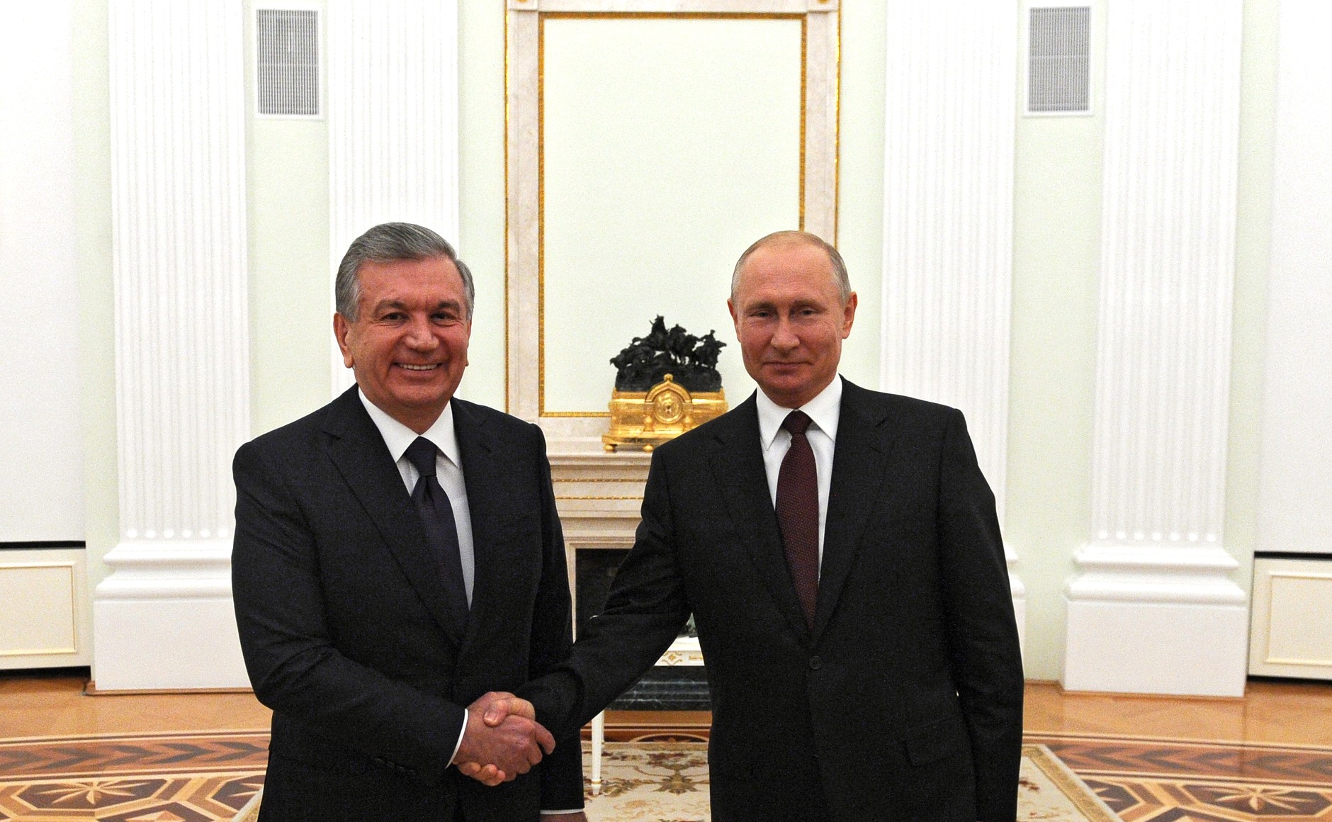 Владимир Путин и Шавкат Мирзиёев