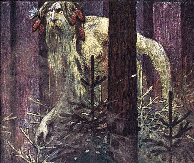Леший. Рисунок Н. Брута с обложки журнала «Леший», 1906 год