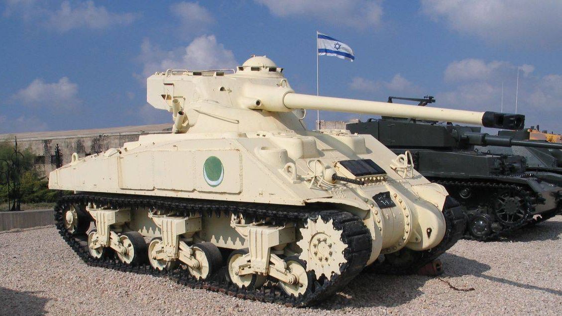 Танк М4 Шерман в музее Яд-ла-Ширион, Израиль