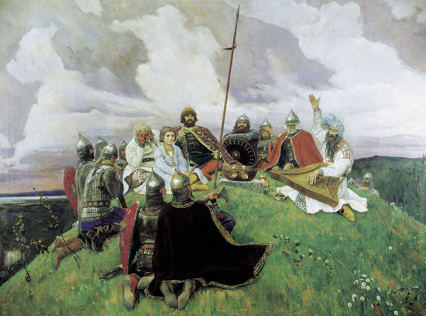 Васнецов Виктор. Баян. 1910.