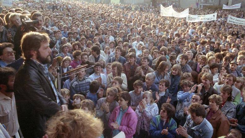 Митинг в Германии 1989