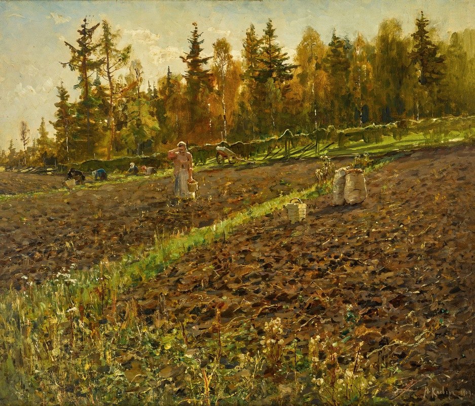 Сборщики картофеля (1909) Юлий Сергиус Клевер
