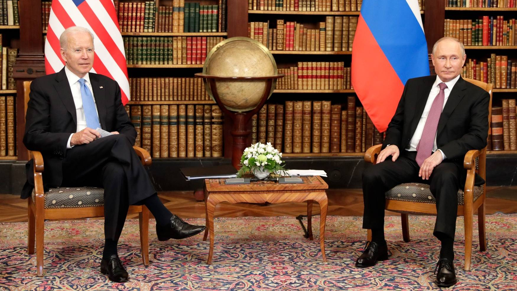 Путин и Байден 16 июня 2021 года