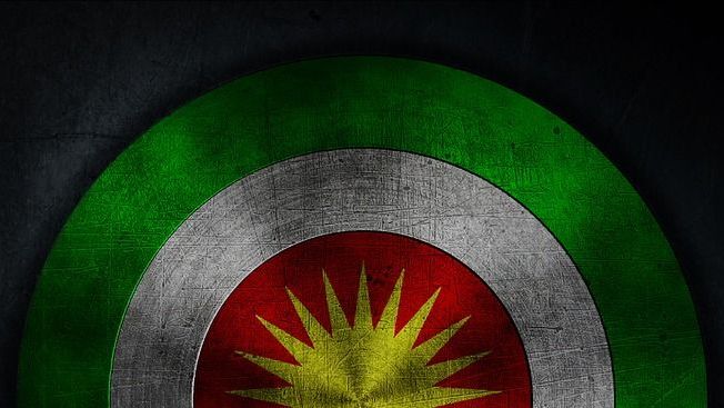 Фрагмент символики Курдистана