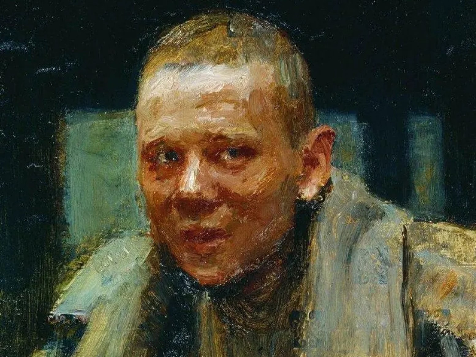 Илья Репин. Дезертир (фрагмент). 1917