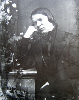 Роберт Шуман, дагерротип 1850 г.