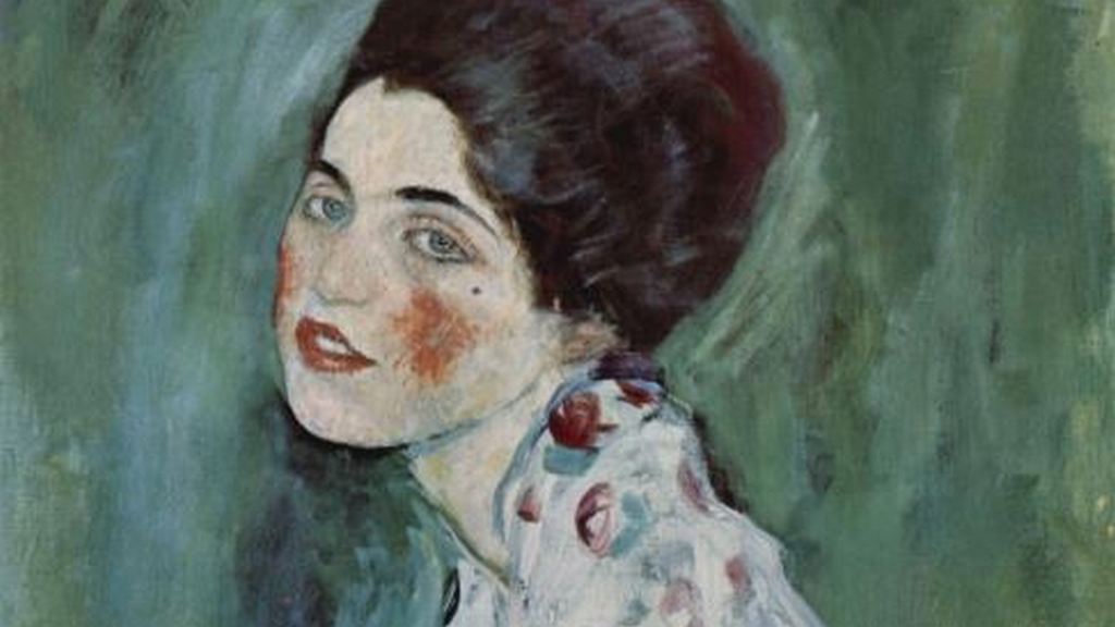 Густав Климт. Девушка (фрагмент). 1916