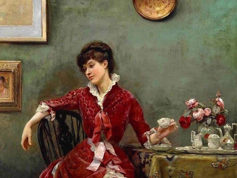 Юлиус Леблан Стюарт. Разочарование (фрагмент). 1882