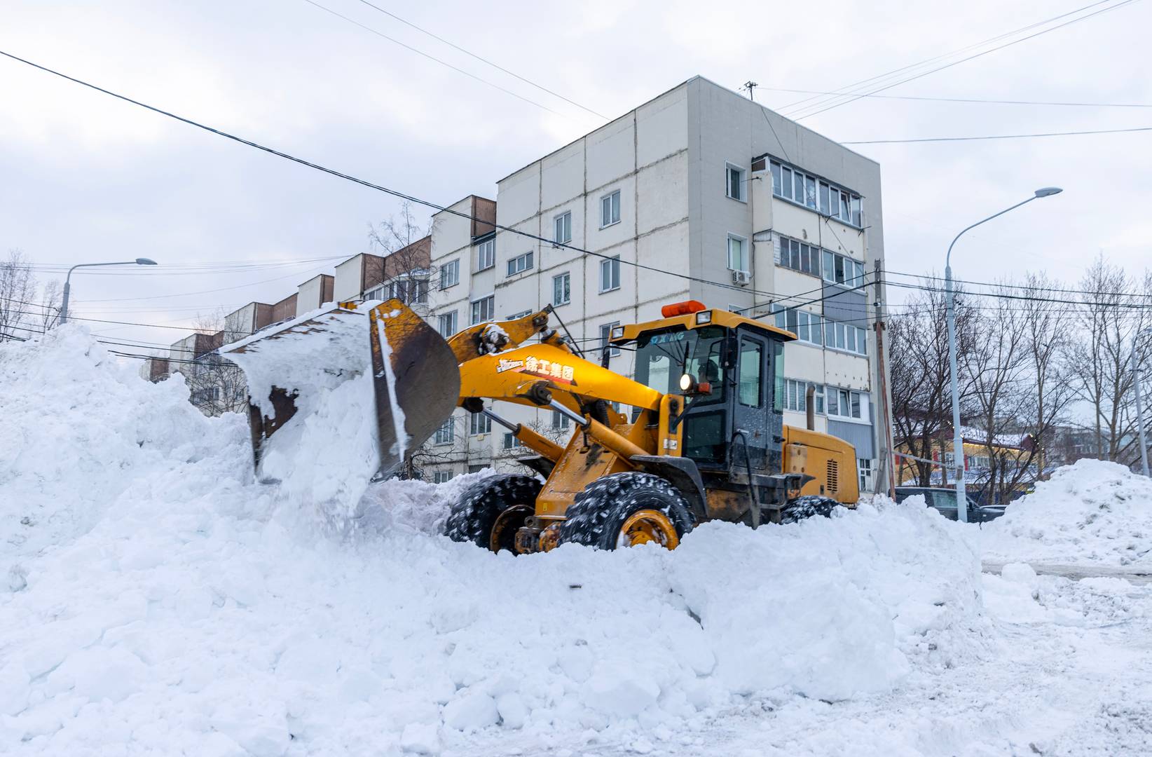 Ликвидация последствий циклона