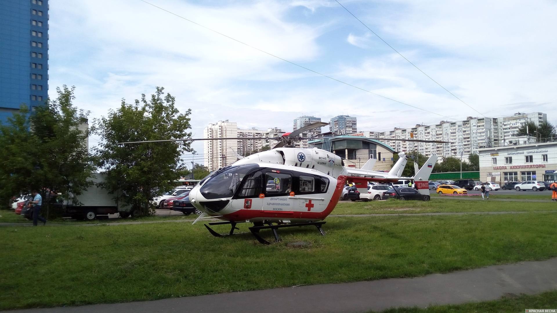 Вертолет санавиации Москвы