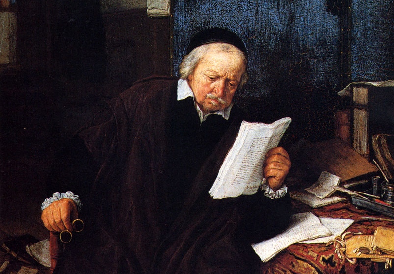Адриан ван Остаде. Адвокат в своем кабинете (фрагмент). 1637