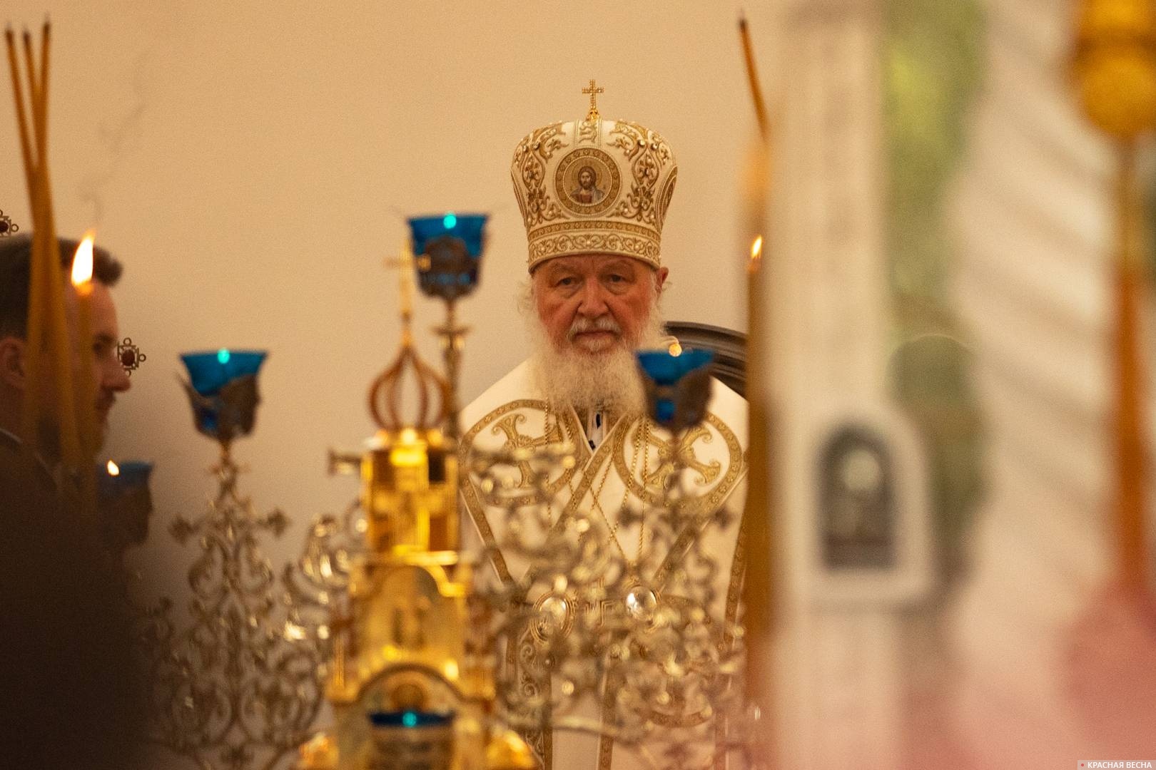 Освещение храма Петра и Февронии Муромских в Новороссийске Патриархом Кириллом