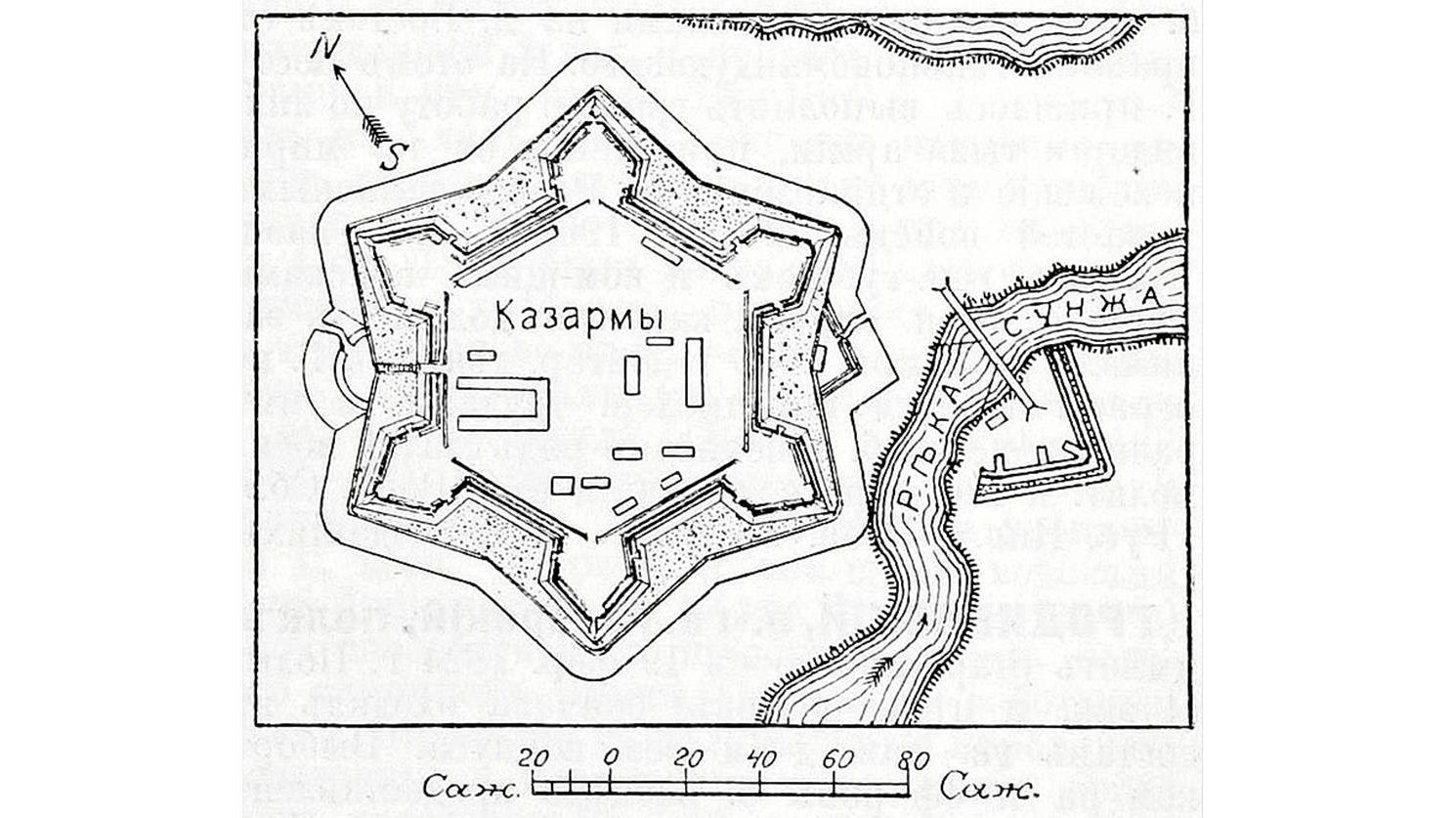 Крепость Грозный 1818 год