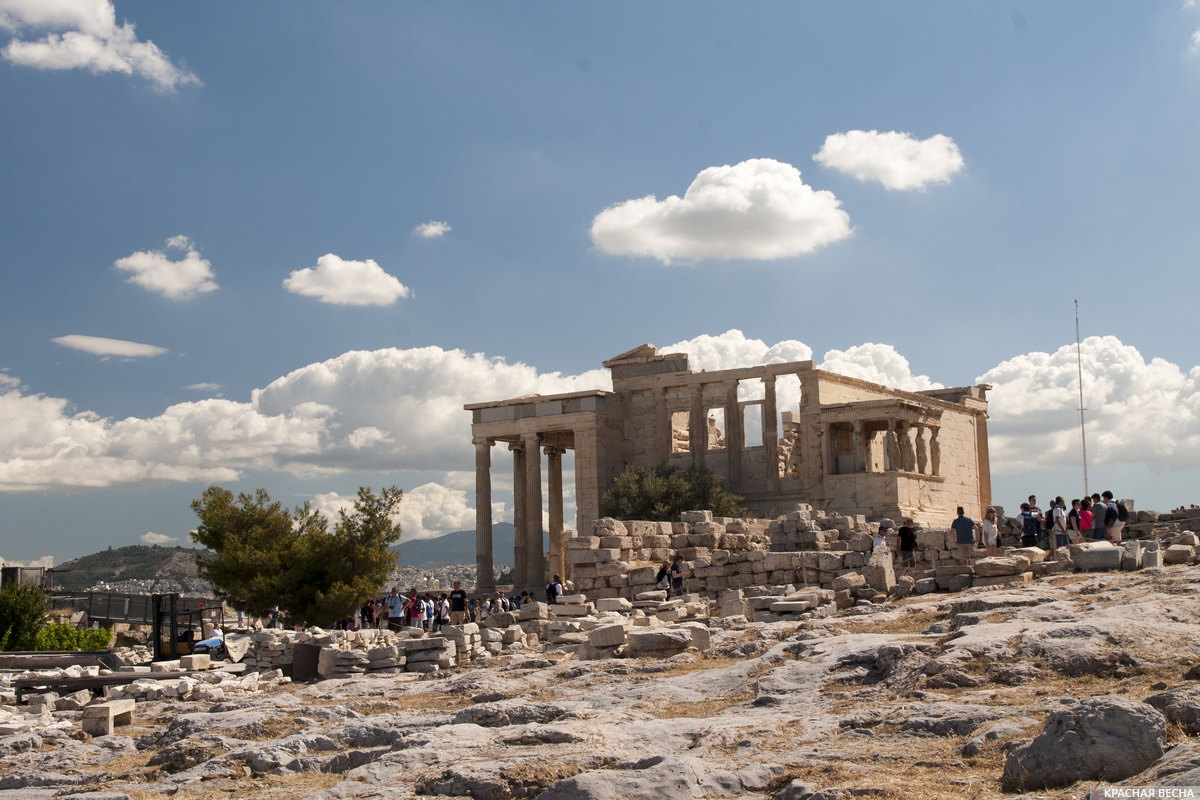 Храм Эрехтейон. Греция. Афины