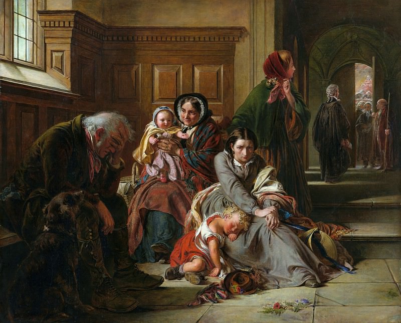 Соломон Абрахам. Ожидание вердикта. 1859