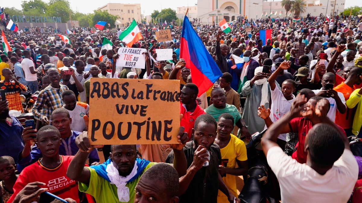 Протесты в Нигере. 2023