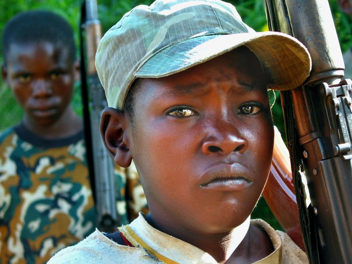 Африка. Дети солдаты