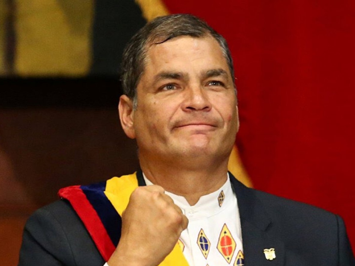 Бывший президент Эквадора Рафаэль Корреа