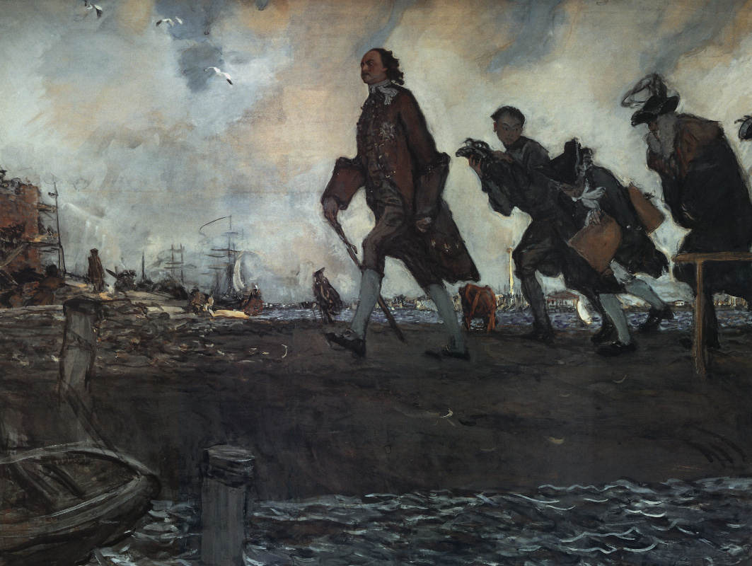 Валентин Александрович Серов - Петр I, 1907