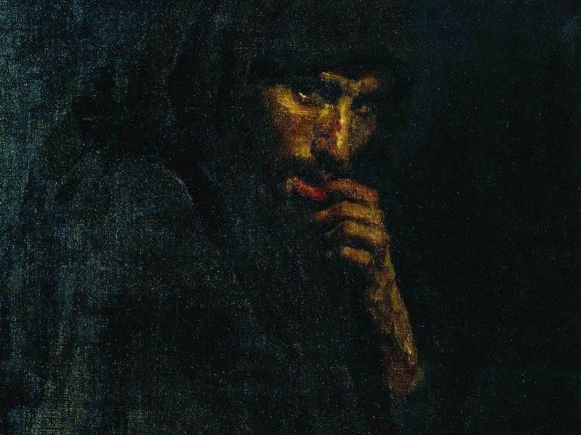 Илья Репин. Иуда (фрагмент). 1885