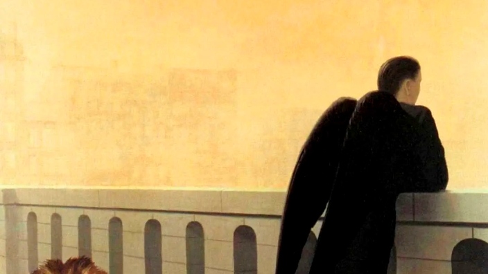 Рене Магритт. Тоска по родине (фрагмент). 1940