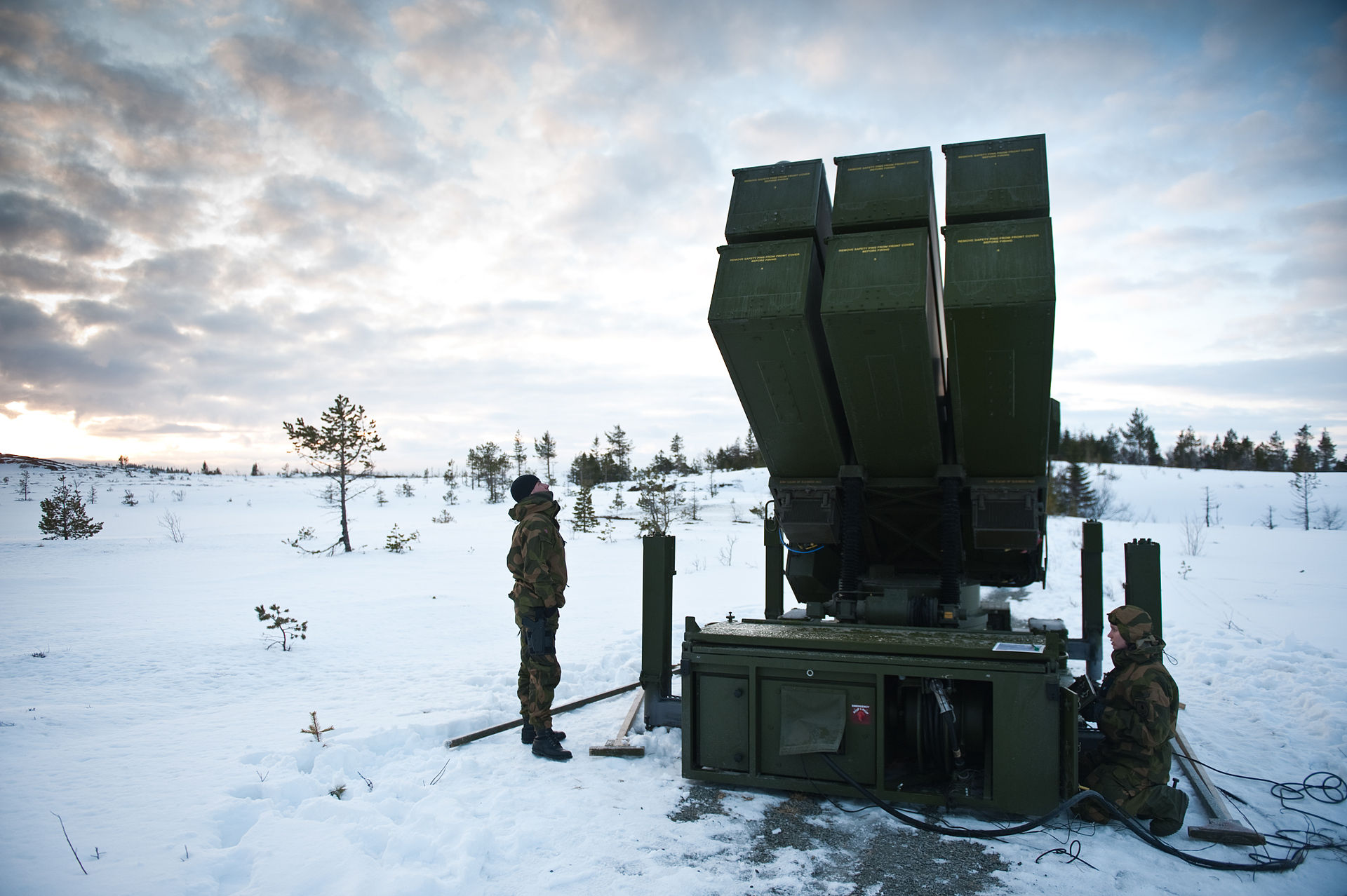 Пусковая установка ЗРК NASAMS