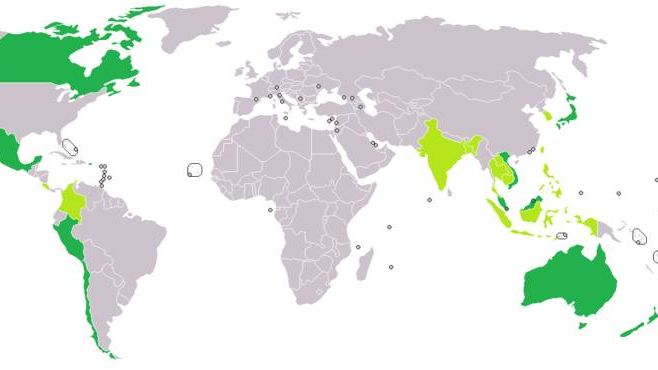 Участники и кандидаты в члены Транстихоокеанского партнерства