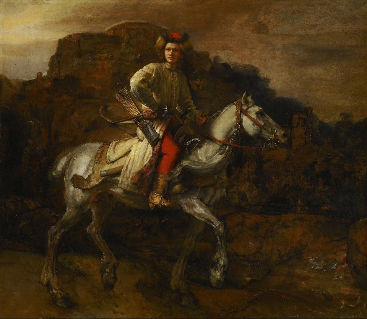 Рембрант. Польский всадник. 1655