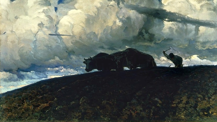Фердинанд Рущиц. Земля. 1898 (фрагмент)