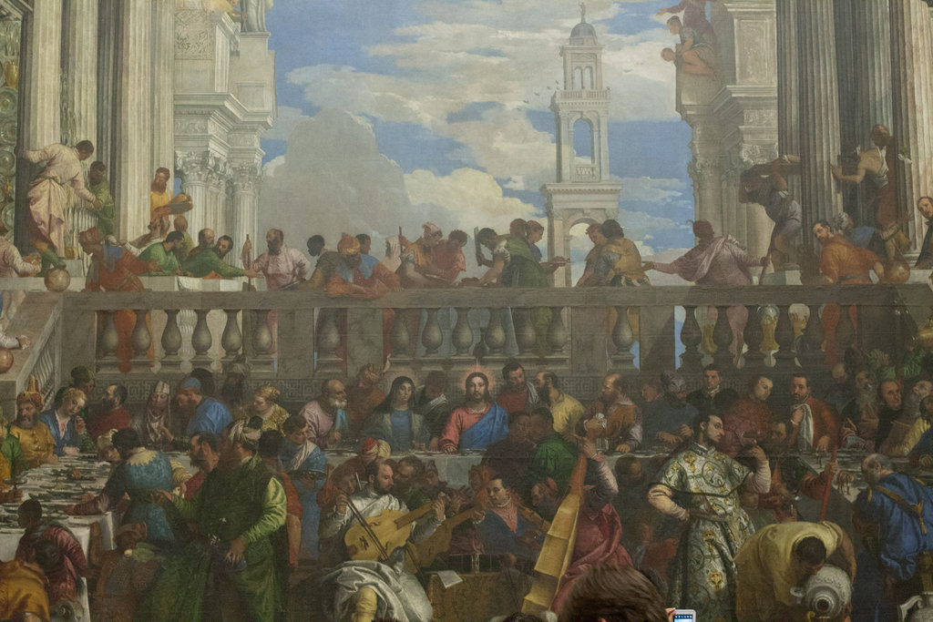 Фрагмент картины Свадьба в Кане Галилейской. Лувр. Париж. Франция [© ИА Красная Весна]